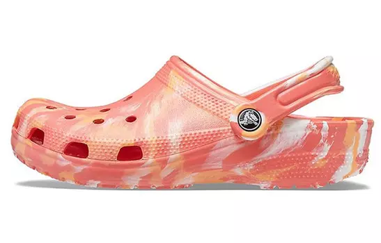 Классический мраморный сабо Fresco Multi Crocs