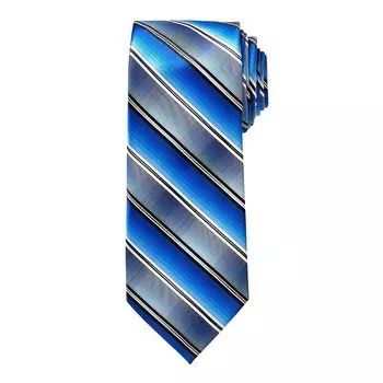 Классический мужской галстук в полоску Kingsize Big & Tall Ks Signature Collection KingSize, цвет Navy Stripe