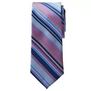 Классический мужской галстук в полоску Kingsize Big & Tall Ks Signature Collection KingSize, цвет Purple Stripe