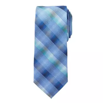 Классический мужской галстук в полоску Kingsize Big & Tall Ks Signature Collection KingSize, цвет Tidal Green Stripe