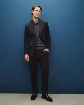 Классический мужской костюм, который можно стирать Dustin, черный
