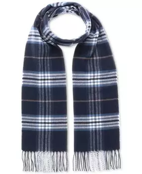 Классический мужской шарф из кашеевой норки в клетку V. Fraas