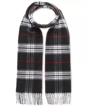 Классический мужской шарф из кашеевой норки в клетку V. Fraas
