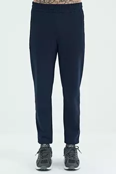 Классический мужской спортивный костюм с вышитым логотипом цвета индиго и карманами AIR JONES