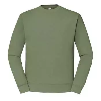 Классический мужской свитшот с заниженными плечами Fruit Of The Loom, зеленый