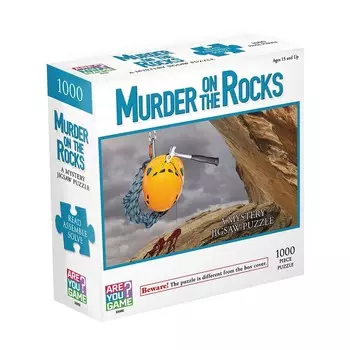 Классический пазл Murder on the Rocks, 1000 шт., загадочный AREYOUGAMECOM, мультиколор