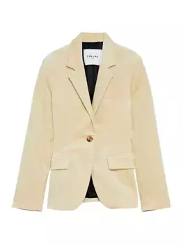 Классический пиджак James на одной пуговице Callas Milano, слоновая кость