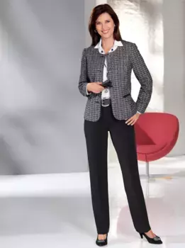 Классический пиджак-пиджак "Блейзер" Classic, черно-белый