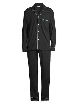 Классический пижамный комплект Bella из 2 предметов Cosabella, черный