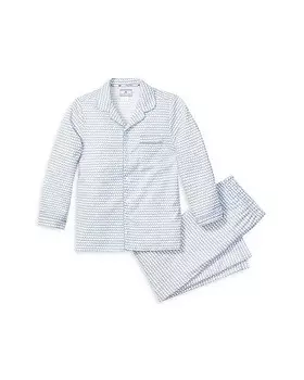 Классический пижамный комплект унисекс Petite Plume, цвет Blue