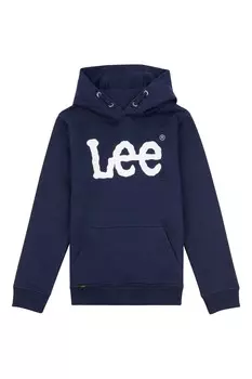 Классический пуловер с капюшоном для мальчиков Lee, синий