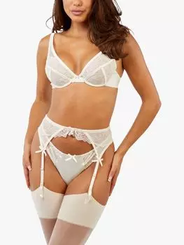 Классический ремень для чулок Playful Promises Ellery, розовый