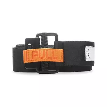 Классический ремень с пряжкой Heron Preston, черный