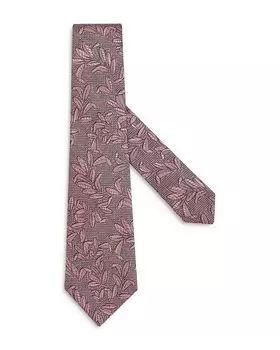 Классический шелковый галстук ZEGNA, розовый