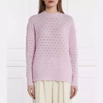 Классический шерстяной свитер Saanour Samse Samse, лавандовый