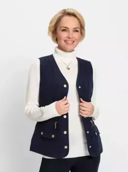 Классический стеганый жилет Classic, цвет морской волны