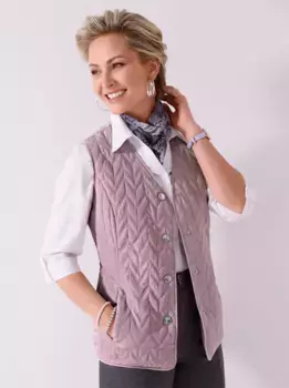 Классический стеганый жилет Classic, лиловый