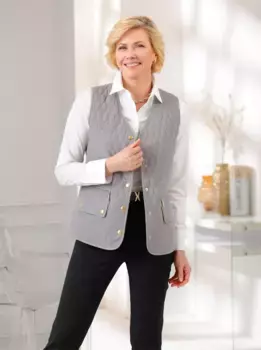 Классический стеганый жилет Classic, серый