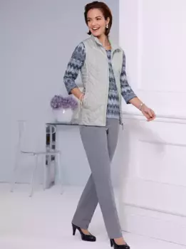 Классический стеганый жилет Classic, серый