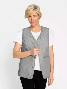 Классический стеганый жилет Classic, серый