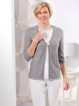 Классический свитер 2 в 1 "Свитер" Classic, серый