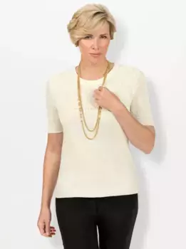 Классический свитер Ajour "Пуловер" Classic, цвет Ecru