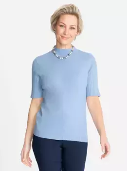 Классический свитер с короткими рукавами "Пуловер" Classic, синий