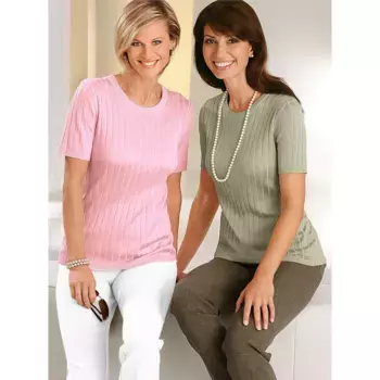 Классический свитер с короткими рукавами "Пуловер" Classic, цвет Flieder