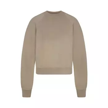 Классический свитер с круглым вырезом SKIMS, цвет taupe