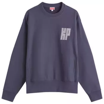 Классический свитшот Gots kamon с вышивкой Kenzo, синий