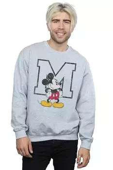 Классический свитшот M с Микки Маусом Disney, серый