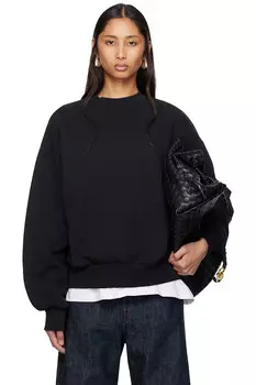 Классический свитшот с круглым вырезом Fear Of God Essentials, черный