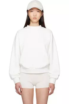 Классический свитшот с круглым вырезом Fear Of God Essentials, белый