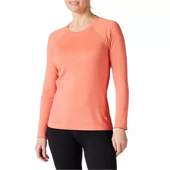 Классический термобелье женское из шерсти мериноса с круглым вырезом Smartwool, коралловый