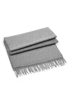 Классический тканый шарф большого размера Beechfield, серый