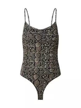 Классический топ EDITED Shirt Bodysuit Maike, черный