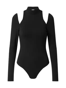 Классический топ EDITED Shirt Bodysuit Olina, черный
