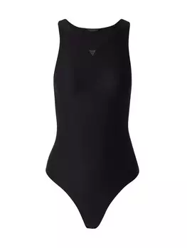 Классический топ GUESS Shirt Bodysuit, черный