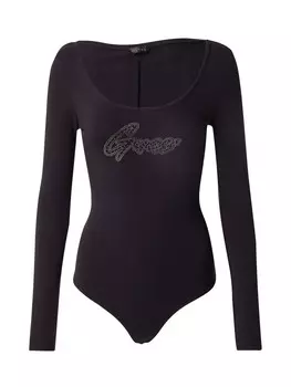 Классический топ GUESS Shirt Bodysuit Emmy, черный