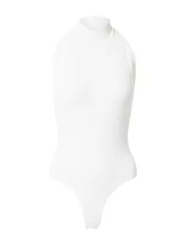 Классический топ Nasty Gal Shirt Bodysuit, белый
