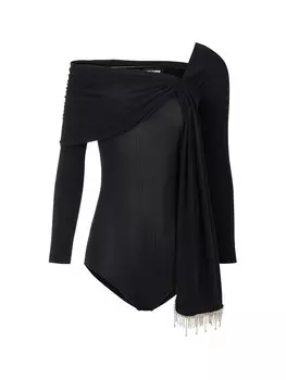 Классический топ NOCTURNE Shirt Bodysuit, черный