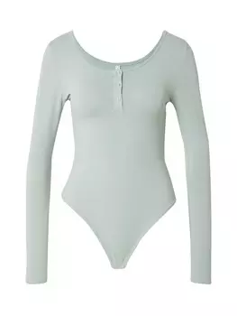 Классический топ ONLY Shirt Bodysuit, пастельный зеленый