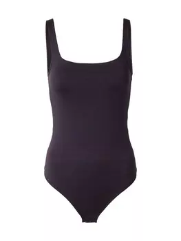 Классический топ PIECES Shirt Bodysuit PCECHO, черный