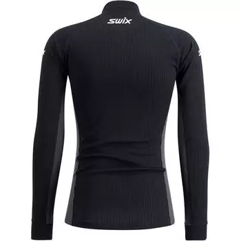 Классический топ RaceX с молнией 1/2 – мужской Swix, цвет Black/Phantom