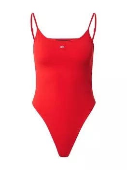 Классический топ Tommy Jeans Shirt Bodysuit ESSENTIAL, красный