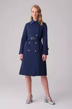 Классический тренч Gusto, темно-синий