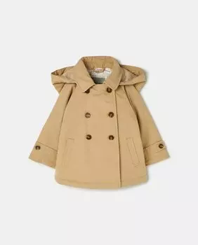 Классический тренч с капюшоном и подкладкой Coconut El Corte Ingls, коричневый