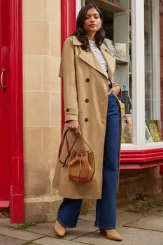 Классический тренч с поясом Love & Roses, бежевый