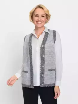 Классический вязаный жилет Classic, черный