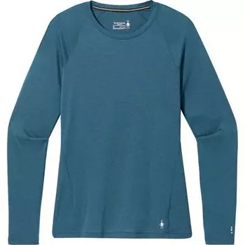 Классический всесезонный базовый слой из мериноса с длинными рукавами — женский Smartwool, цвет Twilight Blue